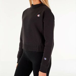 Champion Reverse Weave Heavyweight Mockneck Logo Sweatshirt
